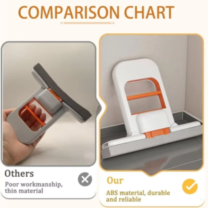 Mini Handheld Mop Foldable Sponge Mop Desktop Bathroom Sink Quick Water Absorption and Cleaning Tools Home Car Glass Screen Mops - Image 4