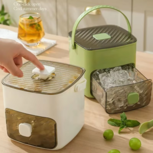 48-Grid Press Ice Cube Maker with Storage Box - Image 3
