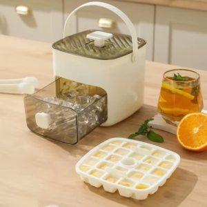 48-Grid Press Ice Cube Maker with Storage Box - Image 4