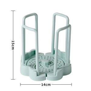Rotating Retractable Dish Dish Rack Kitchen Shelf Plastic Draining Rack Stove Top Small Bowl Organizer Convenient Bowl Rack - Image 7