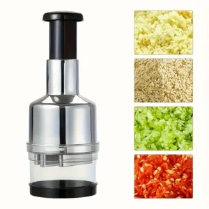 Manual Garlic Chopper & Mini Vegetable Cutter - Image 2