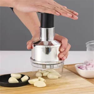 Manual Garlic Chopper & Mini Vegetable Cutter - Image 3