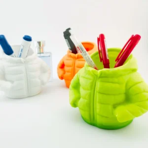 Puffer Jacket Design Desk Pen Holder - Image 4