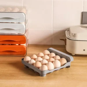 2-Tier Egg Storage Drawer Organizer - Image 2