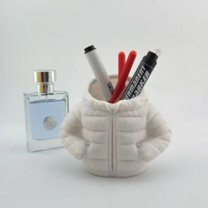 Puffer Jacket Design Desk Pen Holder - Image 3