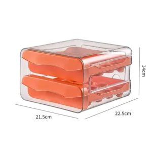 2-Tier Egg Storage Drawer Organizer - Image 6
